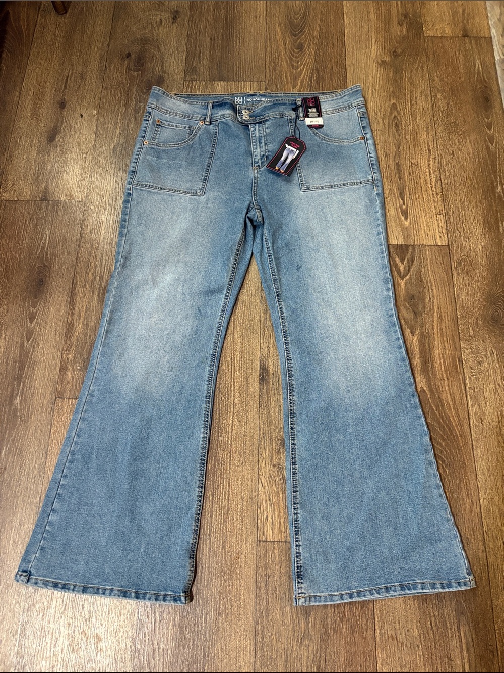 No Boundaries Light Blue Flare Jeans